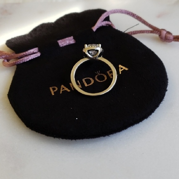 New Pandora RADIANT TEARDROP RING - Picture 4 of 4
